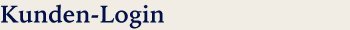 Kunden-Login
